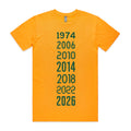 Australia Seven World Cups T-shirt